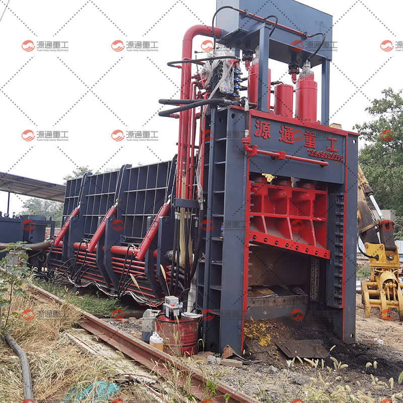 Машина для резки лома, клиент Юньнань