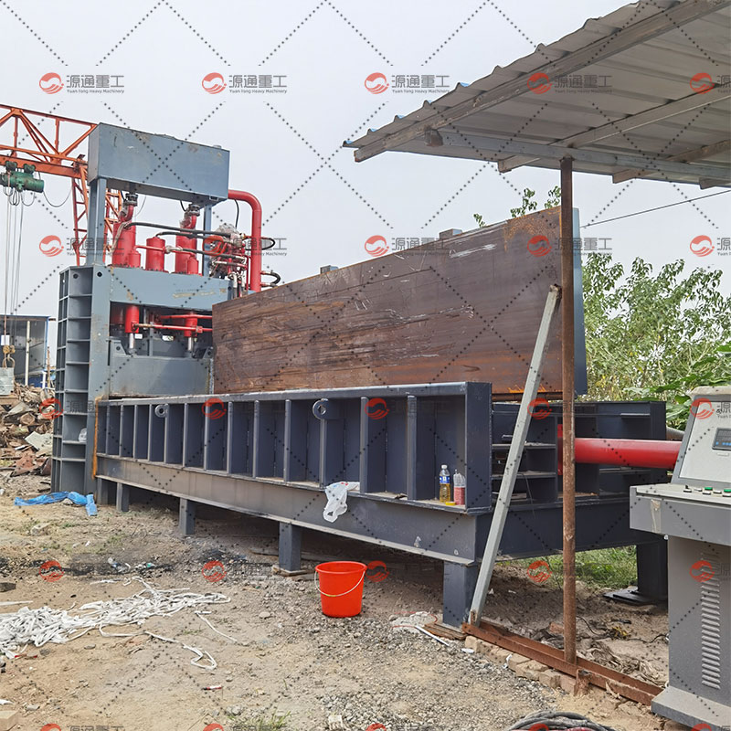 Машина для резки лома, клиент Юньнань