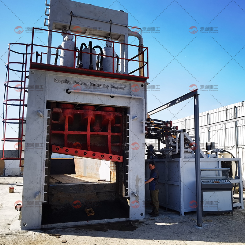 Гидравлические портальные ножницы по металлу в Саудовской Аравии